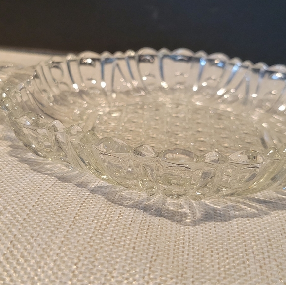 Vintage Pressed Glass Dishs with Handles- Candy or Relish - Picture 2 of 5
